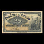 Canada, Dominion du Canada, 25 cents <br /> 2 janvier 1900