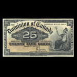 Canada, Dominion du Canada, 25 cents <br /> 2 janvier 1900
