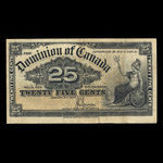 Canada, Dominion du Canada, 25 cents <br /> 2 janvier 1900