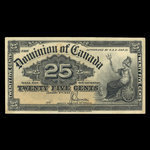 Canada, Dominion du Canada, 25 cents <br /> 2 janvier 1900