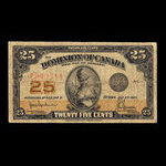 Canada, Dominion du Canada, 25 cents <br /> 2 juillet 1923