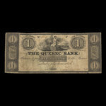 Canada, Banque de Québec, 1 dollar <br /> 1 juin 1836