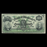 Canada, Banque de Montréal, 10 dollars <br /> 2 janvier 1895