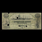 Canada, Molsons Bank, 20 dollars <br /> 3 juillet 1899