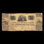 Canada, Wm. Brooks & Cie., 75 cents <br /> 1837