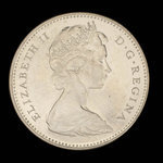 Canada, Élisabeth II, 5 cents <br /> 1966