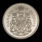 Canada, Élisabeth II, 50 cents <br /> 1966