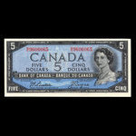 Canada, Banque du Canada, 5 dollars <br /> 1954