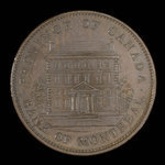 Canada, Banque de Montréal, 1 penny <br /> 1842