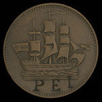 Canada, inconnu, 1/2 penny <br /> 1835