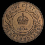 Canada, Édouard VII, 1 cent <br /> 1904