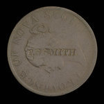 Canada, Province de la Nouvelle-Écosse, 1/2 penny <br /> 1843