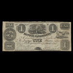 Canada, Banque Canadienne, 1 dollar <br /> 23 août 1836
