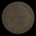 Grande-Bretagne, inconnu, 1/2 penny <br /> 1821