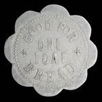 Canada, Red Deer Bakery, 1 pain <br /> 1936