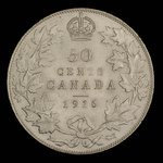 Canada, Georges V, 50 cents <br /> 1916