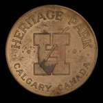 Canada, Heritage Park, 1 admission, adulte <br /> juillet 1964