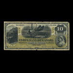 Canada, Union Bank of Canada (The), 10 dollars <br /> 2 août 1886