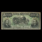 Canada, Banque Provinciale du Canada, 5 dollars <br /> 1 juin 1907