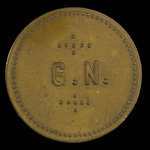 Canada, Gédéon Normandin (G.N.), 5 cents <br /> 1895