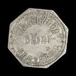 Canada, Hazelwood Dairy, 1 chopine de lait <br />