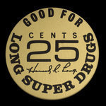 Canada, Long Super Drugs, 25 cents <br /> 1968