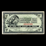 Canada, Canadian Tire Corporation Ltd., 5 cents : 1962