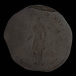 Canada, inconnu, 1/2 penny <br /> 1837