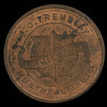 Canada, P.O. Tremblay, aucune dénomination <br /> 1892