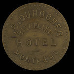 Canada, Richelieu Hotel, 5 cents <br /> 1889