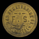 Canada, François Sylvestre (F.S.), 5 cents <br /> 1895
