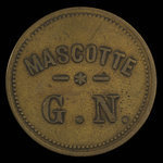 Canada, Gédéon Normandin (G.N.), 5 cents <br /> 1895