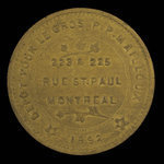 Canada, Ludger Gravel, aucune dénomination <br /> 1892