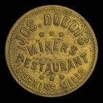 Canada, Jos. Dubois, 1 repas <br /> 1891