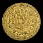Canada, C. Schmidt, 1/2 pain <br /> 1908