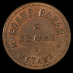 Canada, Église Ste. Anne, 1 admission, 10 cents <br /> 1892