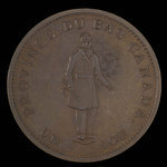 Canada, Banque de Montréal, 1/2 penny : 1837