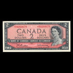 Canada, Banque du Canada, 2 dollars <br /> 1954