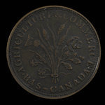 Canada, inconnu, 1 sou <br /> 1838