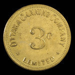 Canada, La Compagnie de Conserves de Tomates d'Ottawa, 3 cents <br /> 1895