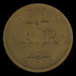 Canada, Anatole Papineau (A.P.), 5 cents <br /> 1895