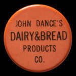 Canada, John Dance's Dairy & Bread Products Co., 25 cents <br /> 1962