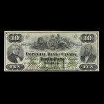 Canada, Imperial Bank of Canada, 10 dollars <br /> 1 mars 1875