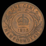 Canada, Georges V, 1 cent <br /> 1913