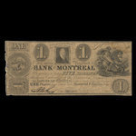 Canada, Banque de Montréal, 1 dollar <br /> 1 janvier 1835