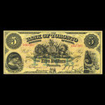 Canada, Bank of Toronto (The), 5 dollars <br /> 1 février 1917