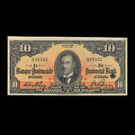 Canada, Banque Provinciale du Canada, 10 dollars <br /> 1 septembre 1936
