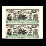 Canada, Banque Jacques-Cartier, 5 piastres <br /> 1 juin 1886