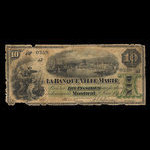 Canada, Banque Ville-Marie, 10 dollars <br /> 2 janvier 1873