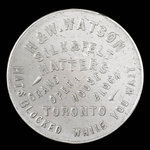 Canada, H. & W. Watson, aucune dénomination <br /> 1895